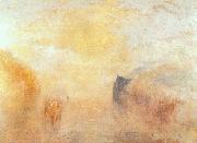 Joseph Mallord William Turner Sunrise Between Two Headlands oil painting
